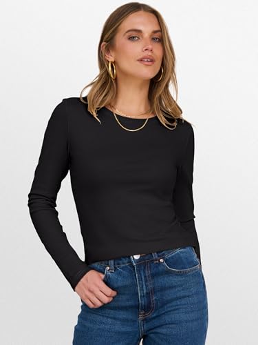 ANRABESS Womens Long Sleeve Thermal Shirts Slim Fit Basic Tee Tops Warm Fleece Undershirts 2025 Fall Winter Layer Outfits