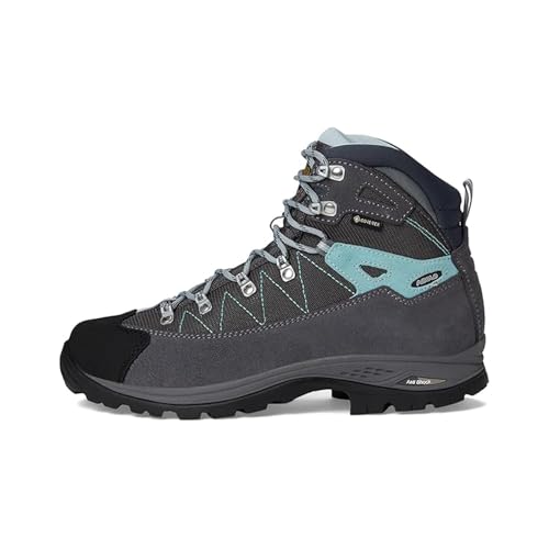 ASOLO Women's FINDER GV Water-Resistant Breathable Lightweight Cushioned Suede High Ankle Trekking Hiking Boots | Leather Cap