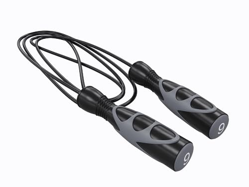 Power Systems Elite Jump Rope - Premium Vinyl & Radial Ball for Max Rotation
