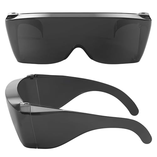 Wise Eyewear Cover-Ups Black Fit Over Sunglasses - Wrap Around Sunglasses - People Who Wear Prescription Glasses in the Sun