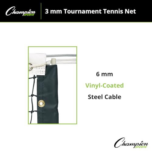 Champion Sports3.0 mm Tournament Tennis Net