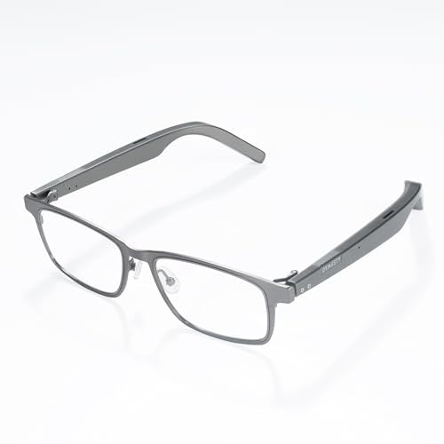 Dymesty Smart AI Glasses for Men & Women,Titanium Frame,Real-Time Translation, Meeting Recording, AI Assistant with ChatGP...