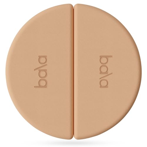 Bala Balance Blocks 2 Pack, Yoga Blocks for Working Out, (Sand) - Semi-Circular Yoga Accessories for Stretching & Exercise...