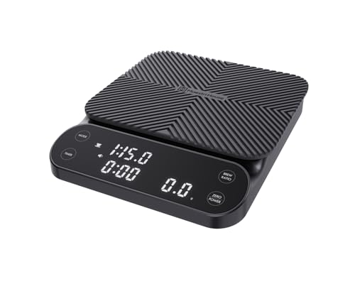 Maestri House S3 Coffee Scale with Timer, 3kg/0.1g Rechargeable Digital Scale, 3 Brew Modes, Adjustable Ratios & Flow Rate...
