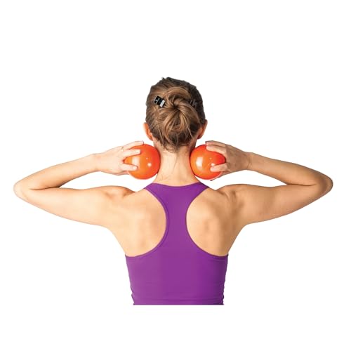 OPTP Franklin Method Smooth Ball Set - Adjustable Firmness Massage Roller Ball Set for Back and Neck Massage - Gentle Deep...