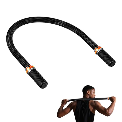 HYAKO S1 3D Flexible Pro Back Massage Rope - Handheld Vibration Therapy Massager & Hands-Free for Lower Back Pain Relief, ...