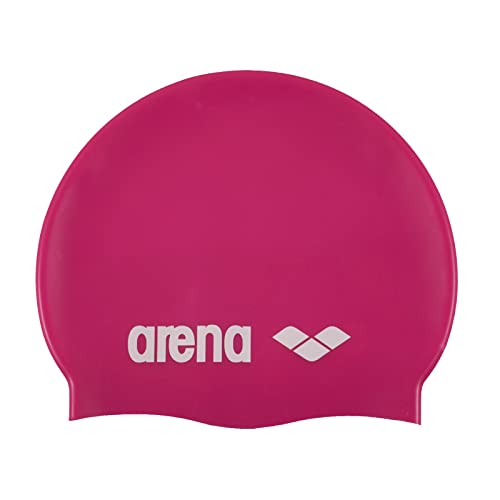 Arena Classic Unisex Soft Silicone Swim Cap for Women and Men, Intensive Training Comfortable Non-Slip Long Hair Swimming Hat