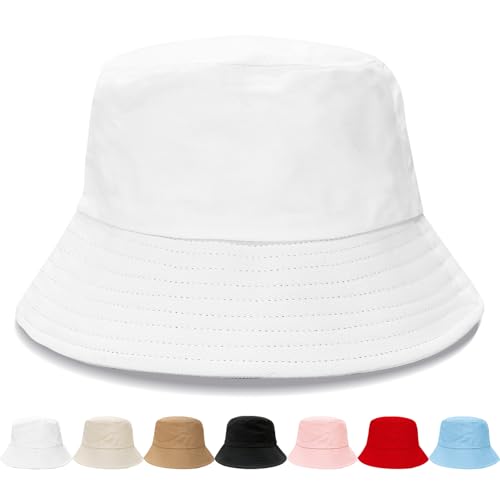 NPQQUAN Bucket Hats fot Men Women Packable Foldable Sun Hats for Women Beach Travel Cap