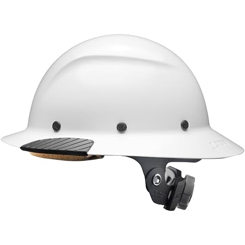 LIFT SAFETY Dax Fiber Resin Full Brim Safety Helmet/Hard Hat | 6 Point Suspension for Comfort & Impact Protection