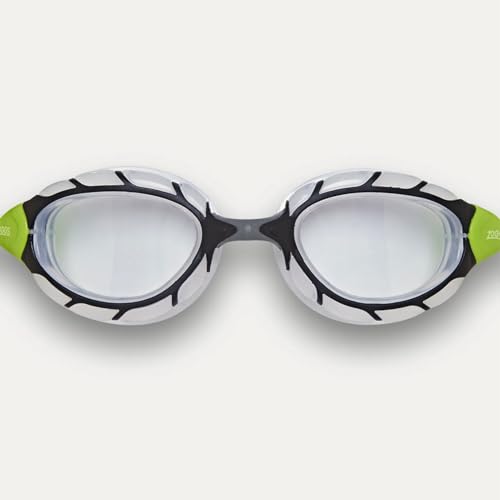 Zoggs Unisex Predatоr Adjustable Swimming Goggles for Adults | Comfortable Ultra-Fit Gasket & Anti-Fog UV Protective Lenses