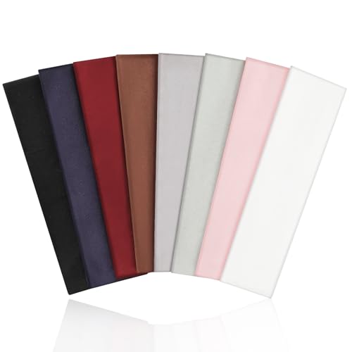 Fishinsea 8 Pack Sport Headbands for Women, Elastic Soft Fabric Non-Slip Hair Bands Hair Warp for Daily Workout Yoga Runni...