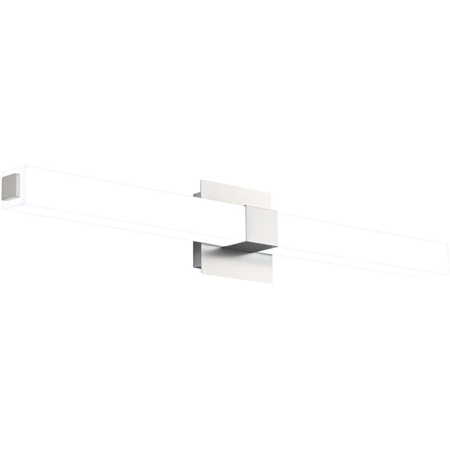 ZUZITO Bathroom Vanity Light - Modern LED Fixture, 32 Inch, Brushed Nickel, 6000K Bright White Light, Model S16001-810mm