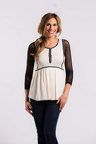 Sleevey Wonders Women’s 3/4 Length Slip-On Mesh Sleeves – Sheer Reversible Arm Cover Up, Cooling Shrug Bolero for Dresses