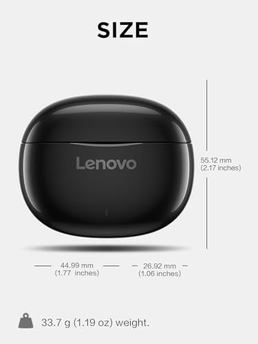 Lenovo E310 True Wireless Stereo Earbuds Bluetooth 5.3 ENC Noise-Cancelling Ear Buds with 13mm Speaker Type-C Charging 20h...
