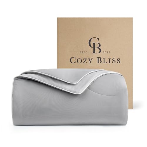 Cozy Bliss Cooling Comforter Queen Size Dual-Sided, Ultra-Soft Cooling Blankets for Hot Sleepers and Night Sweats, Breatha...