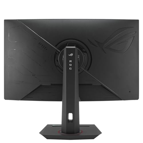ASUS ROG Strix 32” 1440P USB-C Curved HDR Gaming Monitor (XG32WCS) - QHD, 180Hz, 1ms, Fast VA, Extreme Low Motion Blur Sync, FreeSync, DisplayWidget, Tripod Socket, AI Technology, 3 yr Warranty