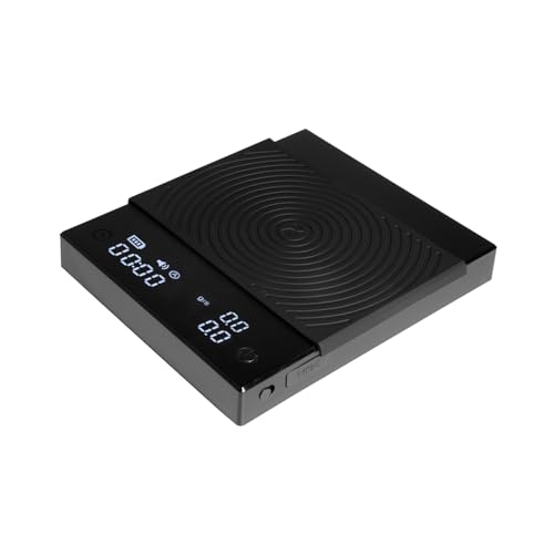 TIMEMORE Coffee Scale Basic 2.0 Electronic Espresso Scale with Water Flow Rate and Timer Function, Free Switching of Ounc...