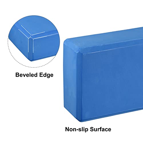 uxcell Yoga Block-Light Weight High-Density EVA Foam Brick for Beginners, Yogis, Pilates, Meditation