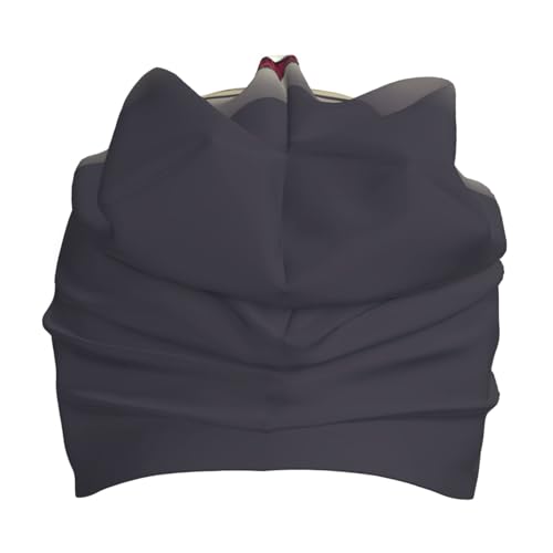 YANYU Skull Yoga Print Soft Beanie Winter Hat Warm Thermal Cap Headwear for Snow Play Outdoor Activities