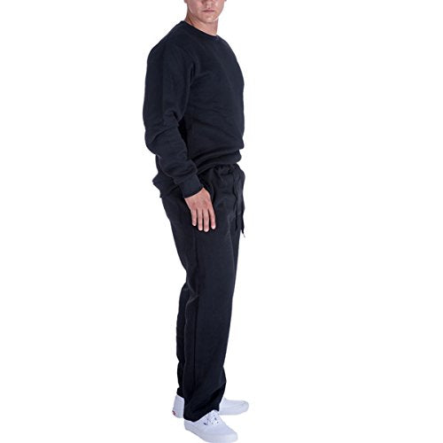 Facitisu Mens Active Fleece Athletic Sweatpant Basic Running Drawstring Workout Sweat Pants