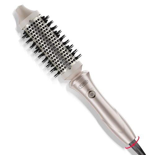 TYMO Thermal Brush Curling Brush - STYLUX 1.5 Inch Blowout Volumizer with Flexi-Fit for Hair Straightening, Heated Round S...