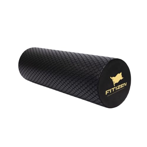 Fitizen Foam Roller – Muscle Massage Rehab Stiff Back Pain Physical Therapy Deep Tissue Firm Exercise Equipment Home Gym S...