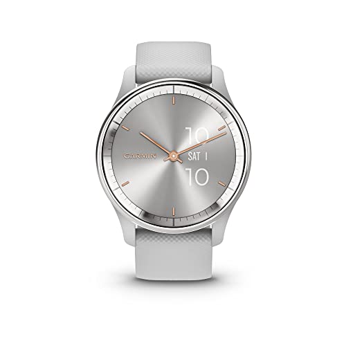 Garmin vívomove Trend, Stylish Hybrid Smartwatch, Long-Lasting Battery Life, Dynamic Watch Hands and Touchscreen Display, ...