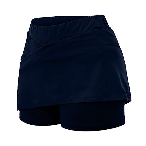 Nantdog Skorts for Woman with Pockets Summer Tummy Control Casual Cute Beach Golf Tennis Athletic Stretch High Waisted Skirts