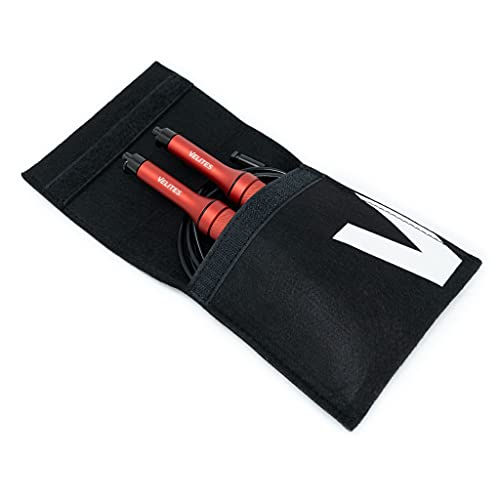Velites Weighted Jump Rope for Crosstraining, Boxing, MMA & Fitness Earth 2.0. | Maximize your workout | Aluminum Skipping...