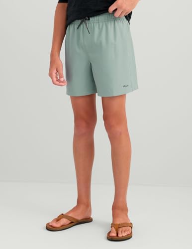 HUK Boys Pursuit Volley Short, Quick-Dry Fishing Shorts for Kids
