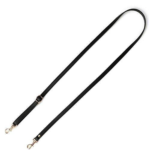 VanEnjoy Adjustable Genuine Leather Crossbody Straps Replacement - Width 1/2“, Length 25”-51”