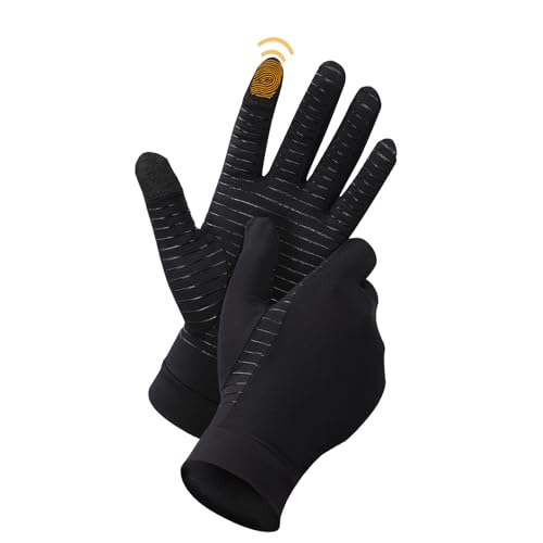 JADE KIT Copper Arthritis Gloves - Full Hand Compression Gloves for Hands and Fingers Rehabilitation