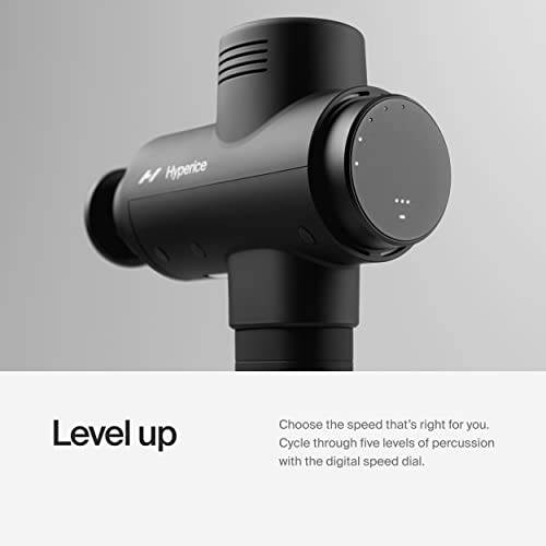Hyperice Hypervolt 2 Pro - Featuring Quiet Glide Technology - Handheld Percussion Massage Gun - 5 Speeds, 5 Interchangeabl...