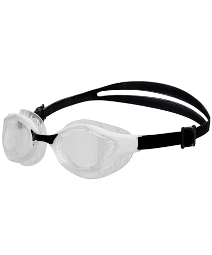 ARENA Unisex Adult Air-Bold Swipe Anti-Fog Training Swim Goggles Men and Women Cushioned Seals Large Fit Wide Lenses