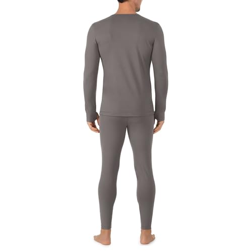 Cuddl Duds Thermal Underwear Shirt and Leggings Set for Men - Heavyweight Fleece Lined Long Johns - Winter Clothes Base Layer