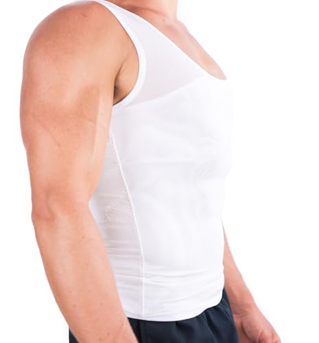 Esteem Apparel Original Men's Chest Compression Shirt to Hide Gynecomastia Moobs Shapewear
