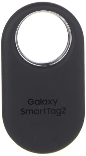 Samsung SmartTag2 (2023) Bluetooth + UWB, IP67 Water and Dust Resistant, Findable via App, 1.5 Year Battery Life - Black (...