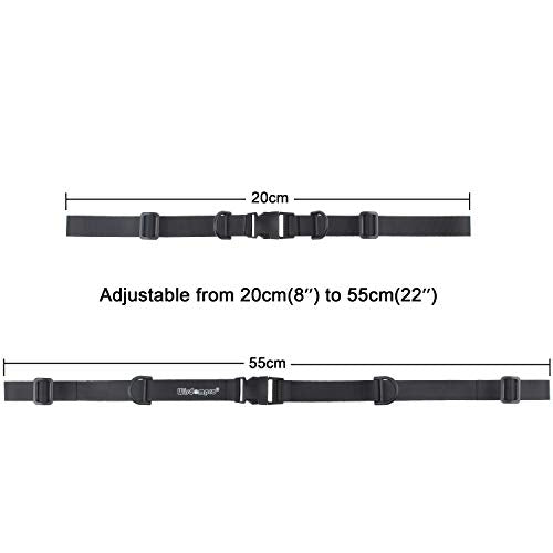 Wisdompro Backpack Chest Strap, Heavy Duty Adjustable Backpack Sternum Strap Chest Belt with Quick Release Buckle