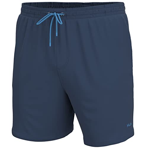 HUK Mens 5.5" Pursuit Volley, Quick-Dry Fishing Swim Shorts