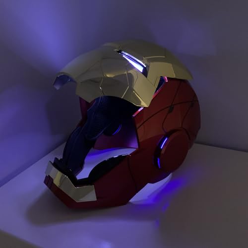 Iron Hero MK 5 1:1 Wearable Helmet :Voice, Touch, and Remote Control, Realistic Sound Effects, Can Cosplay and Collectible...