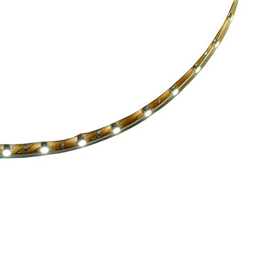 LEDwholesalers LED Light Strip 16.4 Feet, 300xSMD3528, 12V, White 6000K, Model 2026WH