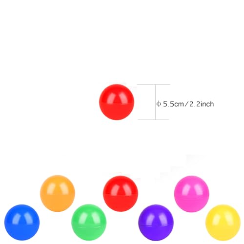 Vanland Ball Pit Balls for Baby and Toddler Phthalate Free BPA Free Crush Proof Plastic - Multicolored Pit Balls in Reusab...