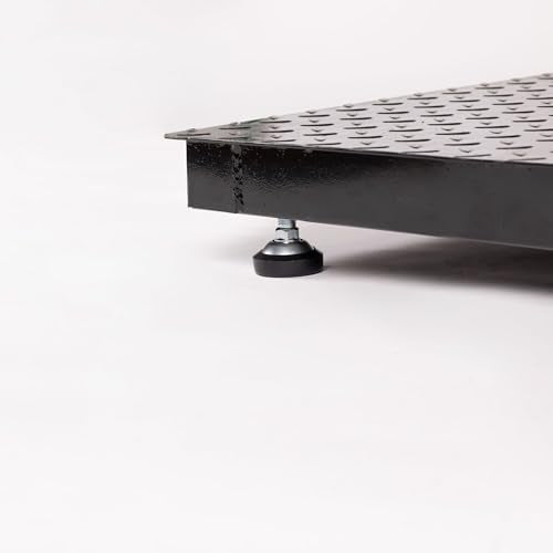 48"x48" Industrial Floor Scale, Heavy-Duty Warehouse Scale with Digital Indicator, Accurate Pallet Scale for Postal Luggag...