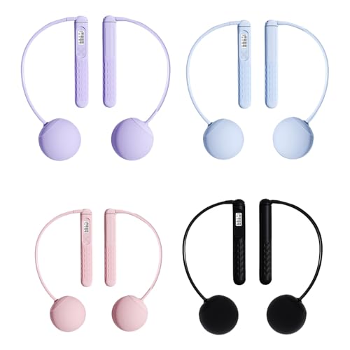 ANGESHA Digital Counting Cordless Jump Rope Weighted Skipping Rope Exercise Rope with Antislip Handle For Fitness Enthusiasts