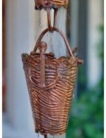 Nautical Cups Copper Rain Chain with Installation Kit - 8 Foot