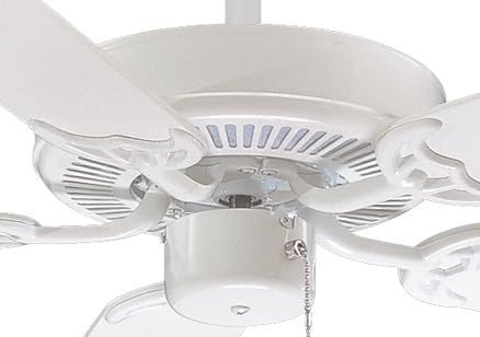 Minka-Aire F547-Wh Contractor 52 Inch Pull Chain Ceiling Fan In Whitefinish