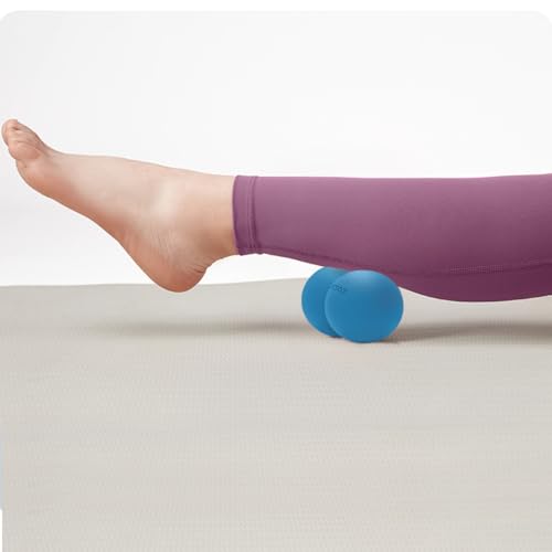 ANVICTOX Peanut Massage Ball,Double Lacrosse Ball for Neck and Back,Medium Density Myofascial Release Massager Ball for De...