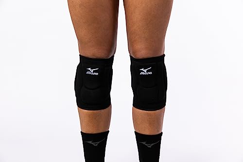Mizuno Elite 9 SL2 Volleyball Kneepad, Black, Large