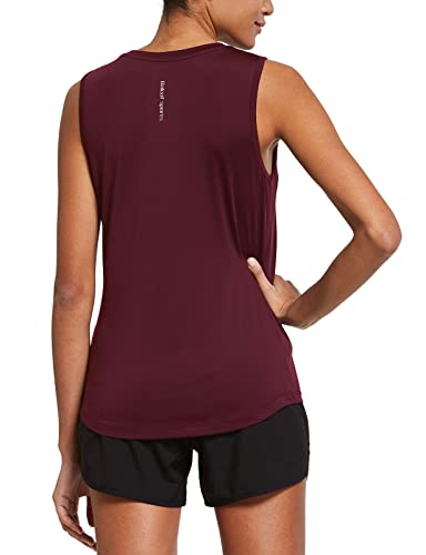 baleaf Workout Tank Tops for Women Sleeveless Running Athletic Loose Fit Yoga Tops Active Shirts Sports Gym Exercise