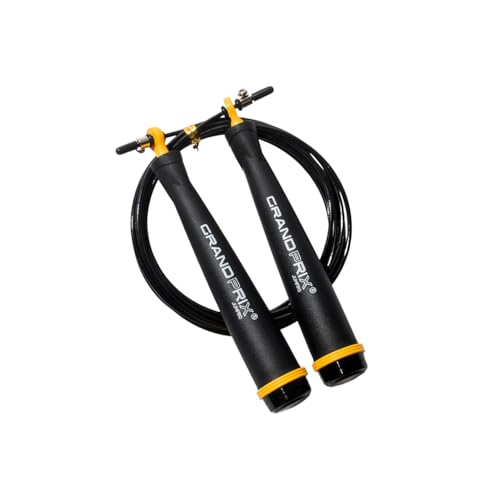 Jump Rope for Men and Women (Grand Prix Ultra Speed Series) – Adjustable Wire Rope for CrossFit, Boxing, and Fitness Train...